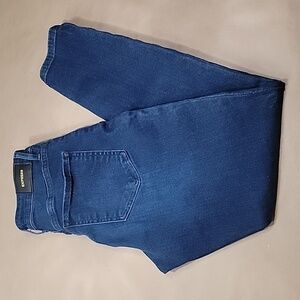 Express, Curvy Skinny, Size 2R, High-Waisted Jeans, Dark Wash, EUC